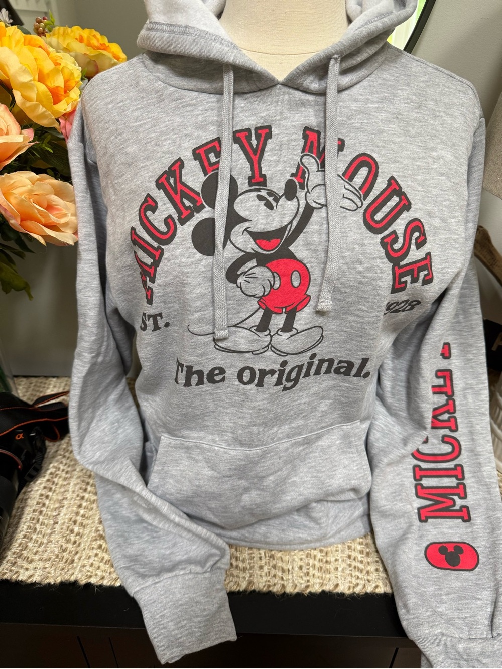 Disney‎ Mickey Mouse Grey Hoodie - Branded Pullover
